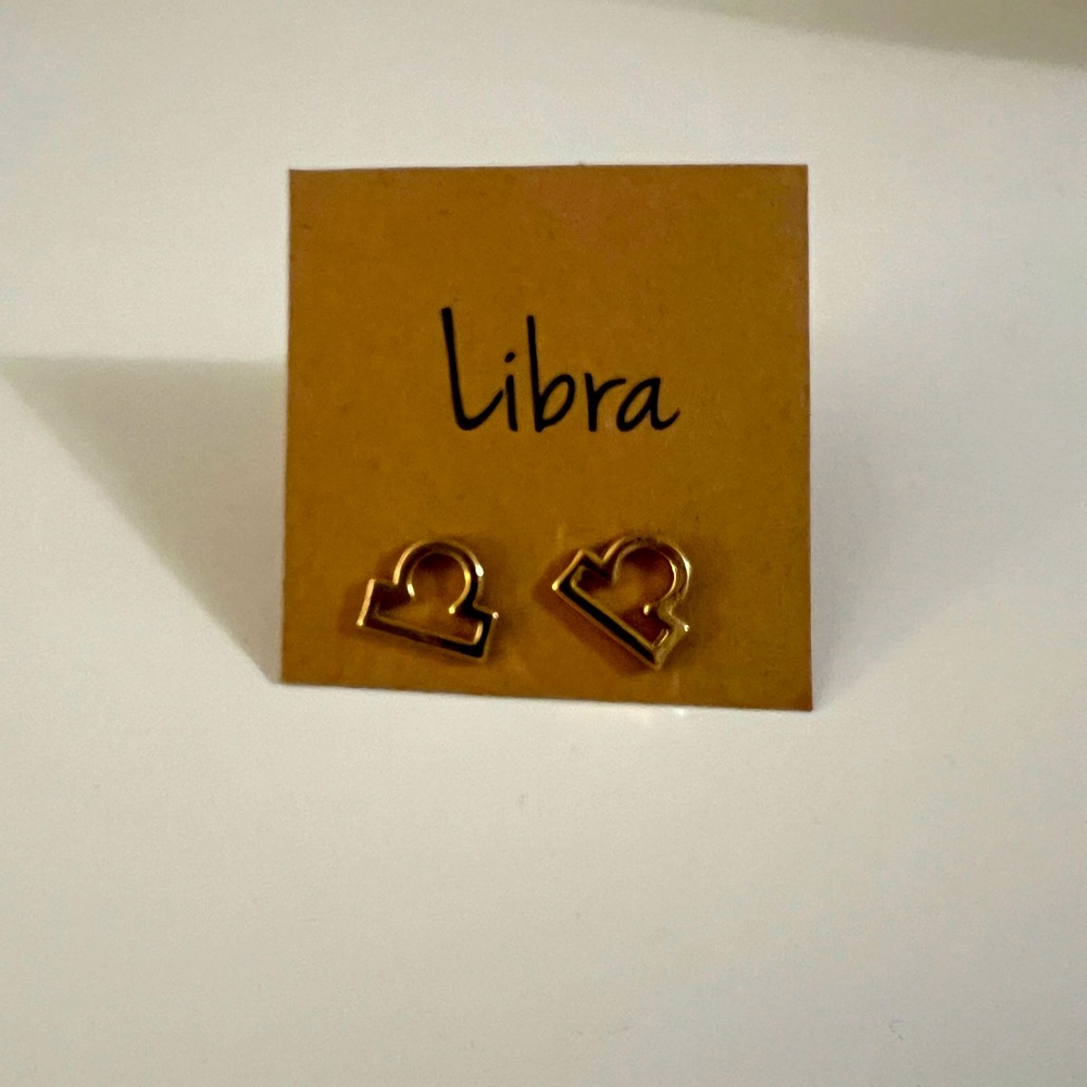 NWT Libra Zodiac Sign Earrings